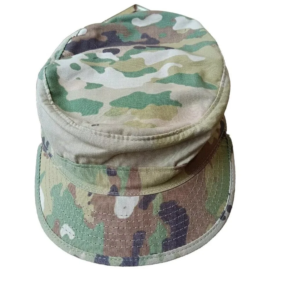 US‎ Army Patrol Camo Cap Mens Size 7&3/8 Fitted Hat